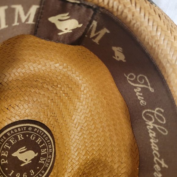 Peter Grimm Depp Natural Straw Fedora - Tan One Size - Picture 6 of 11